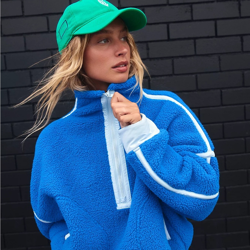 Free People Movement Mountain High Half-Zip Fleece MSRP $98 SOLD OUT NWOT
